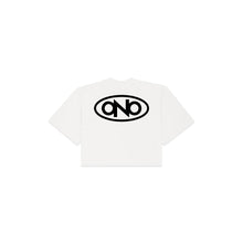 Load image into Gallery viewer, ONO Flagship Crop Top (White/Black)
