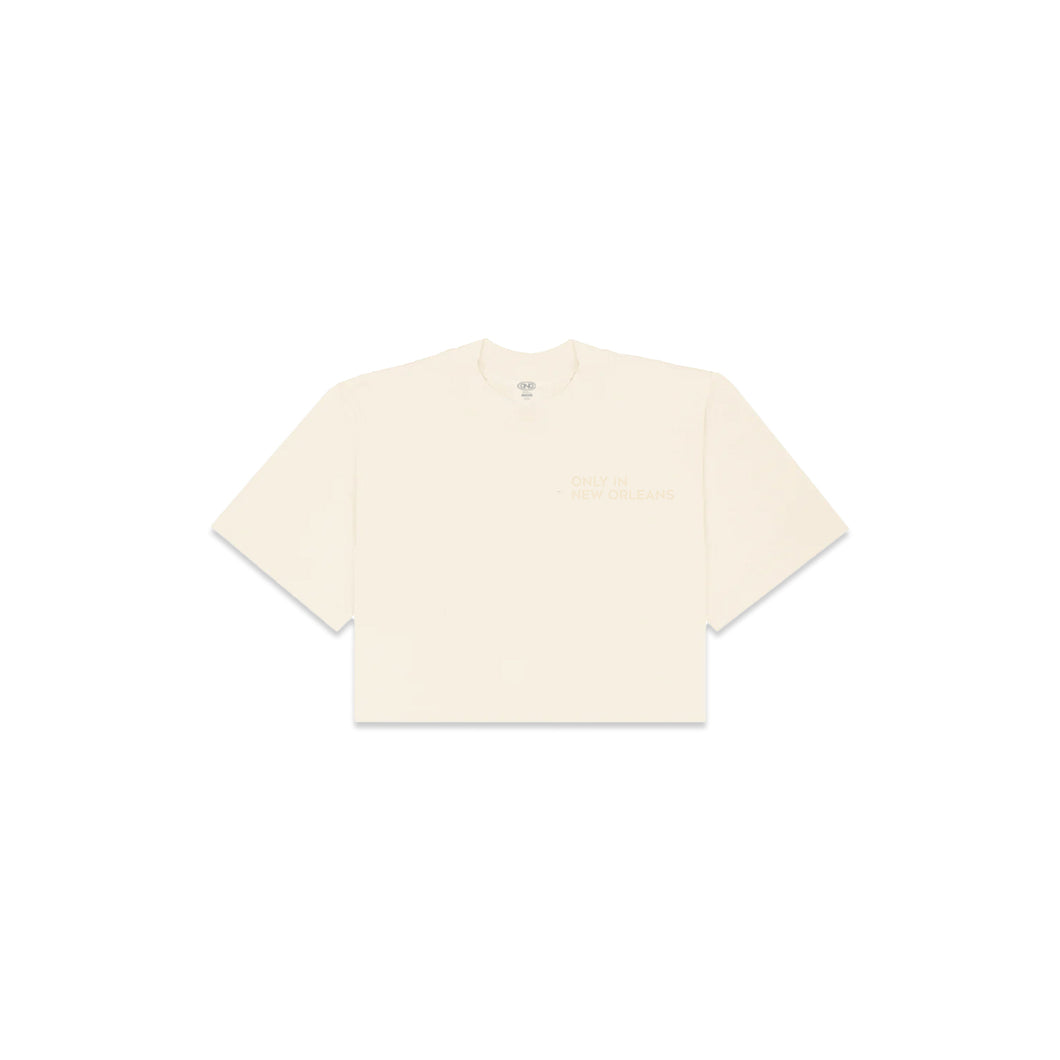 ONO Flagship Crop Top (Cream)