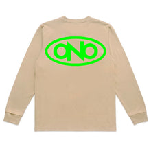 Load image into Gallery viewer, ONO Flagship Shirt L/S (Tan/ Neon Green)
