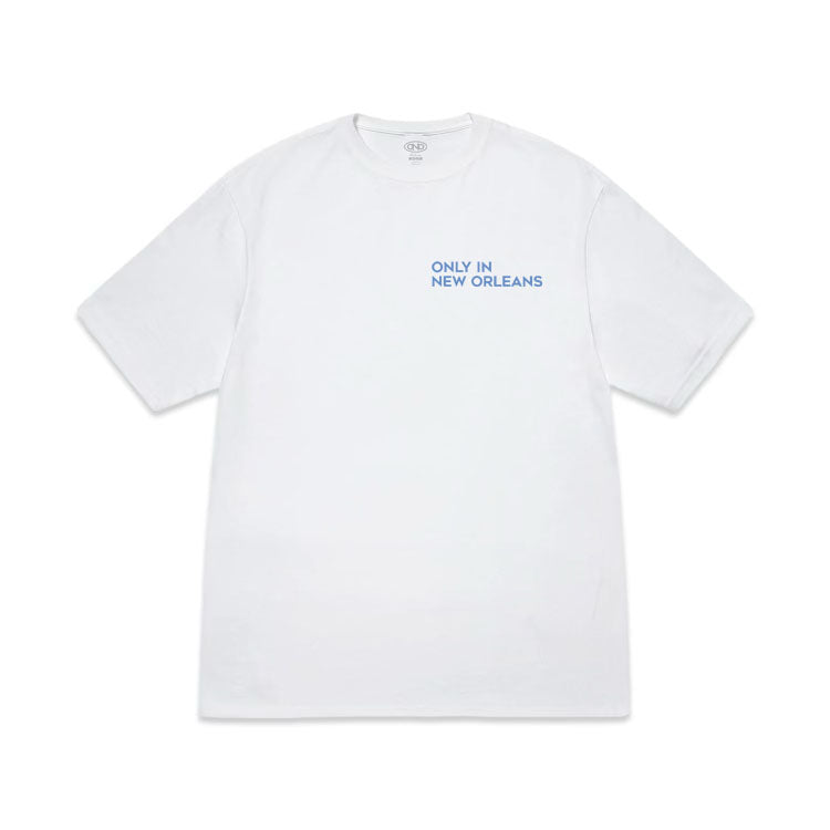 ONO Flagship Tee (White/Sky Blue)